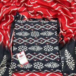 ফাইন কটন থ্রিপিস-৪ – কালো