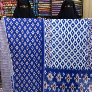 ফাইন কটন থ্রিপিস-১- নীল