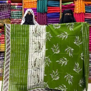 ফাইন কটন থ্রিপিস-২- সবুজ