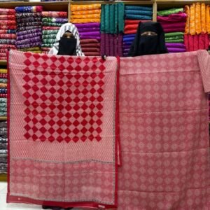 ফাইন কটন থ্রিপিস-৩ – লাল খয়েরি